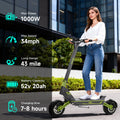 Forest Green-F5 Electric Off-Road Scooter