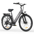 Gray-MileCity 1 Range City E-Bike