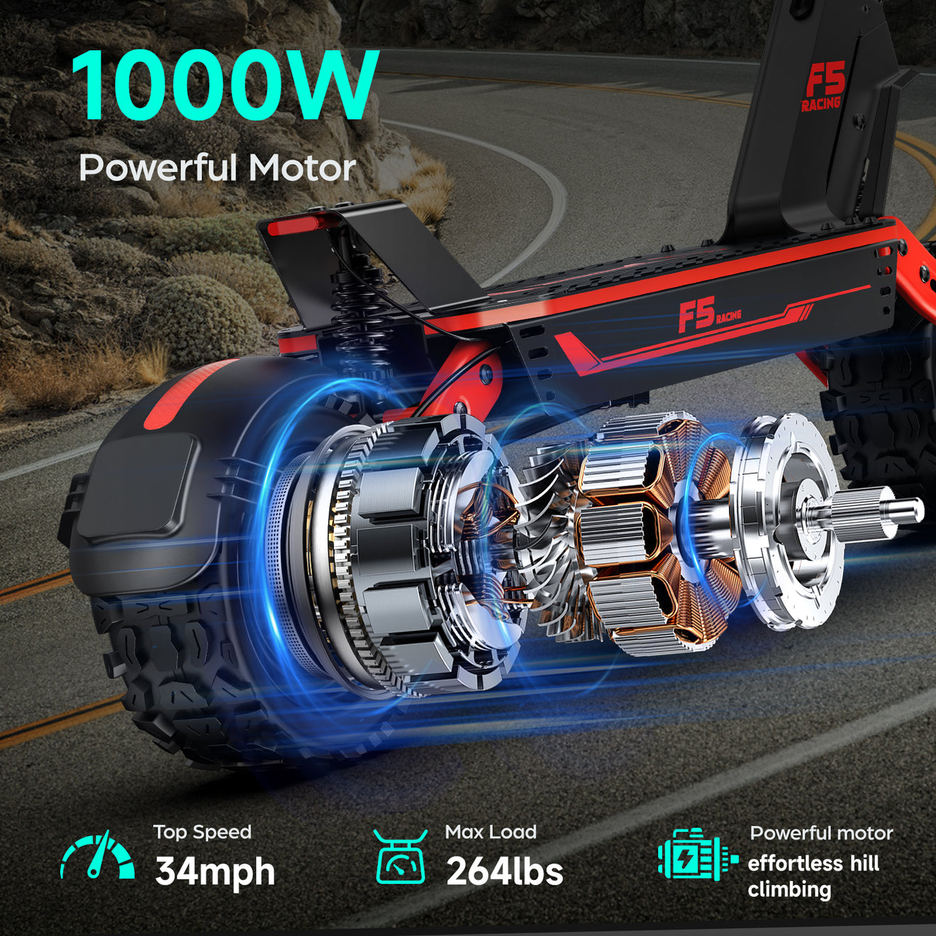 F5 Electric Off-Road Scooter