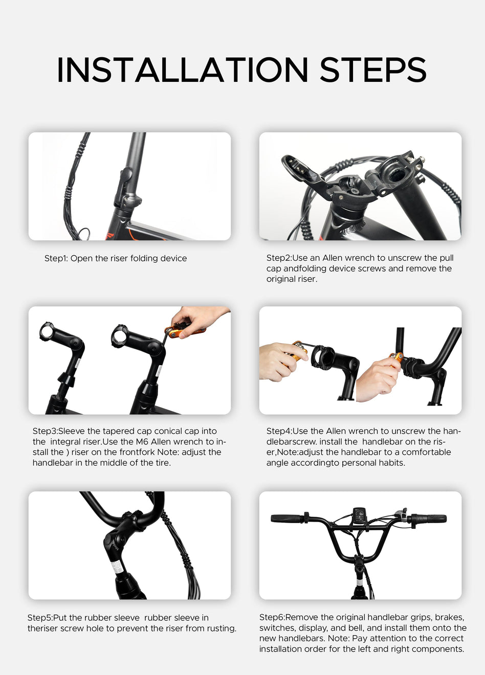 BMX Handlebar for EP-2 Boost/EP-2 Pro/Engine X