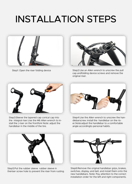 BMX Handlebar for EP-2 Boost/EP-2 Pro/Engine X